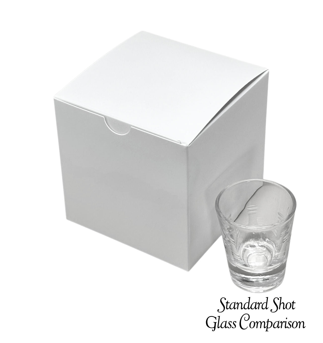 White Tuck Top Gift Box - 4x4x4" / 10 Boxes