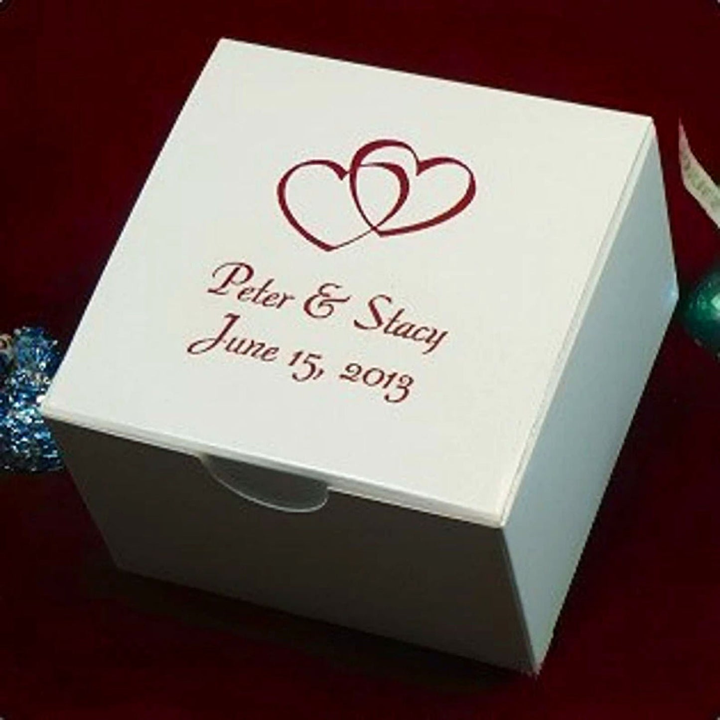 Personalized 3x3x2" Favor Box