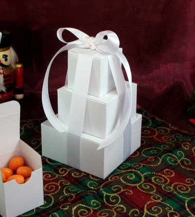Gift Tower Boxes - Set of 3 / Mini