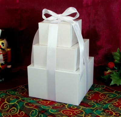 Gift Tower Boxes - Set of 3 / Medium