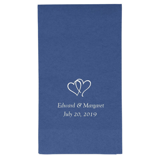 Personalized Dinner Napkin - Image with 2 Lines  / 50 Napkins
