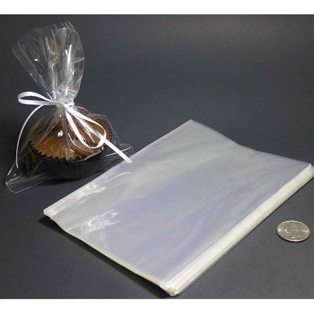 Clear 1.5mil Polypropylene 'Cellophane' Favor Treat Bags 5 x 7" / 50 Bags
