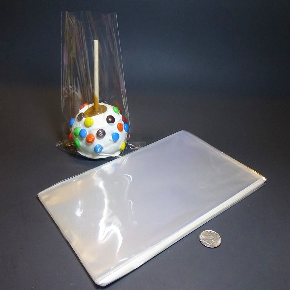 Clear 1.5mil Polypropylene 'Cellophane' Favor Treat Bags 6 x 10" / 50 Bags