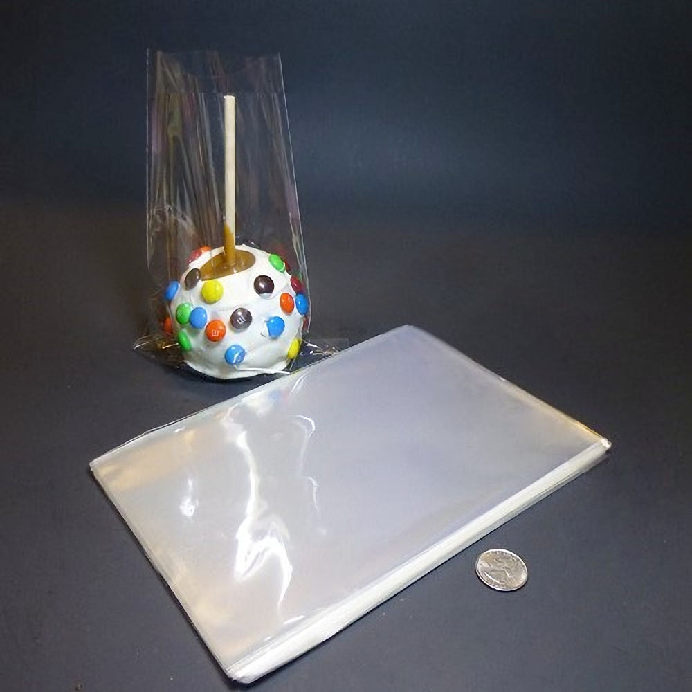 Clear 1.5mil Polypropylene 'Cellophane' Favor Treat Bags 6 x 9" / 50 Bags
