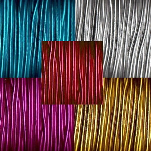 Metallic Elastic Stretch Cord for Bows - 1.5mm / 50 yards