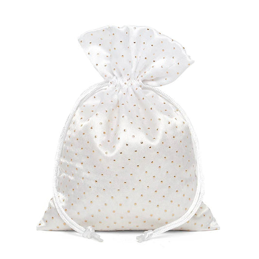 White Satin Bags 5 x 7" / 10 Bags