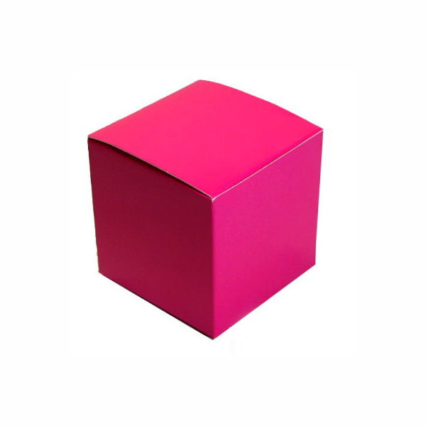 Tuck Top Gift Box - 2x2x2" / 10 Boxes / HOT PINK