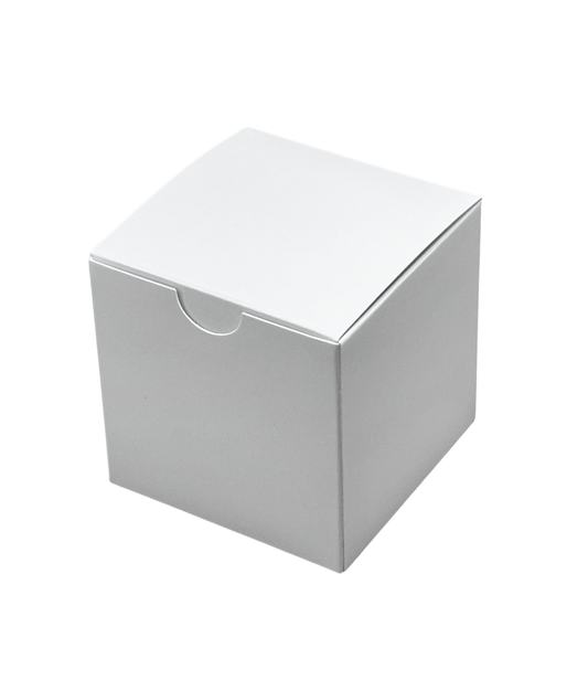White Tuck Top Gift Box - 3x3x3" / 10 Boxes