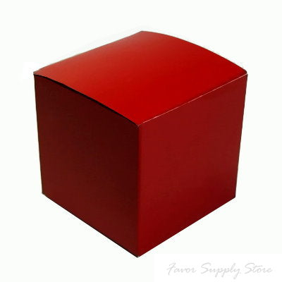 Tuck Top Gift Box - 3x3x3" / 10 Boxes / RED
