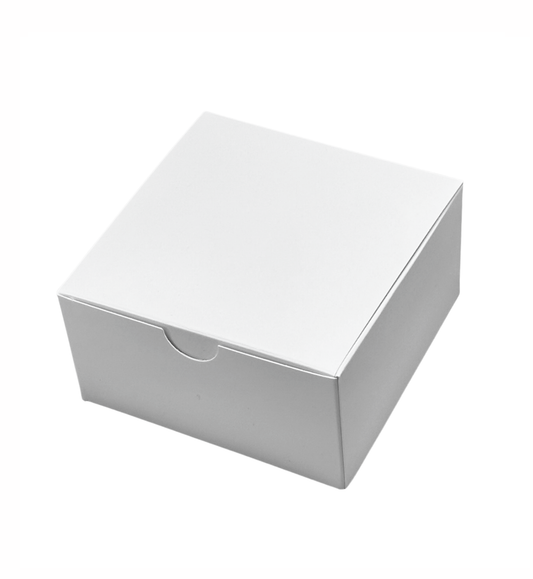 White Tuck Top Gift Box - 4x4x2" / 10 Boxes