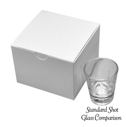 White Tuck Top Gift Box - 4x4x3" / 10 Boxes