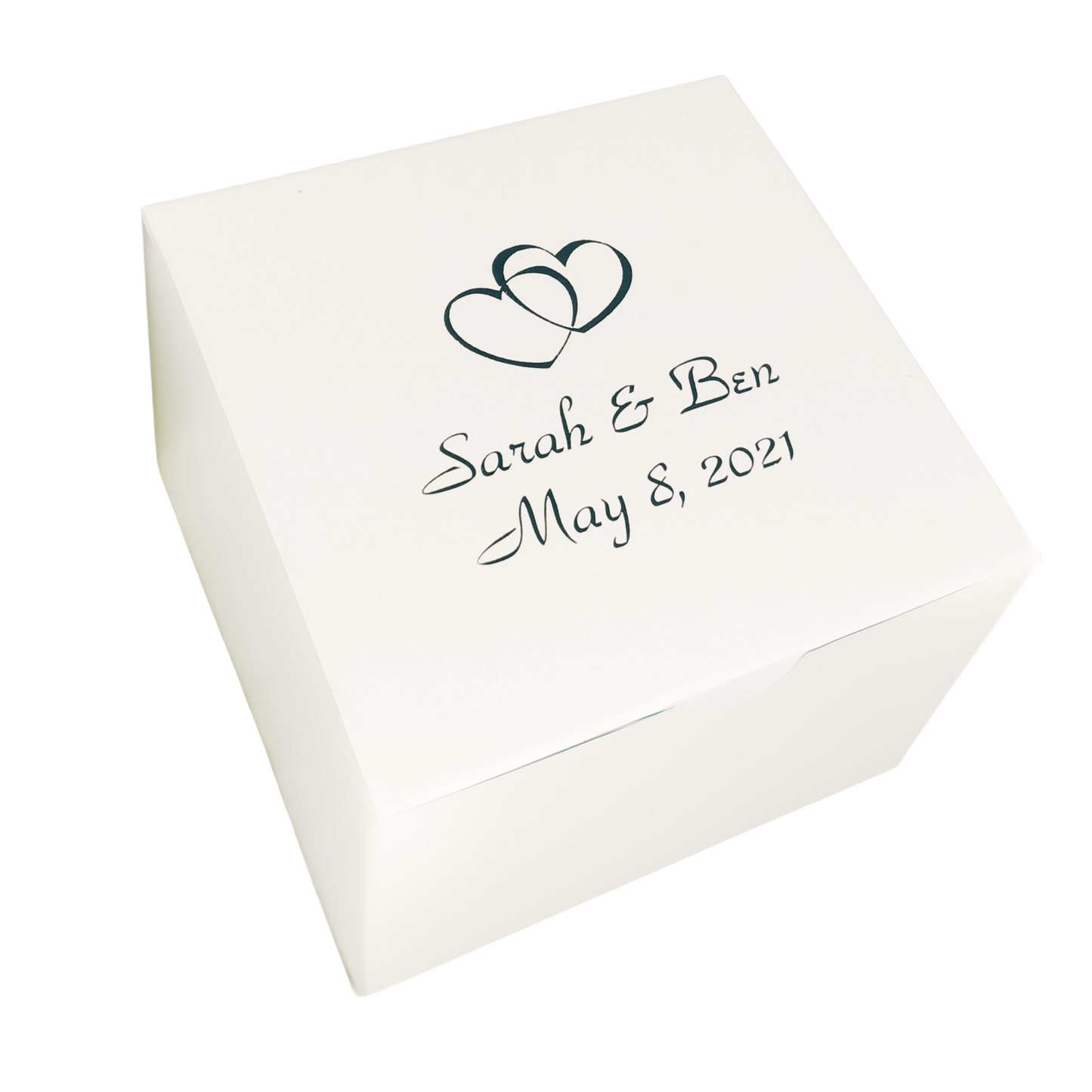 Personalized Favor Box 4 x 4 x 3" / 25 Boxes