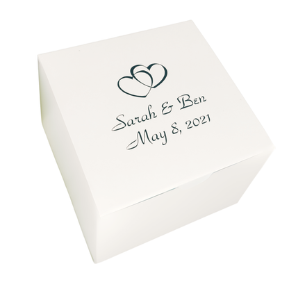 Personalized Favor Box 4 x 4 x 3" / 25 Boxes