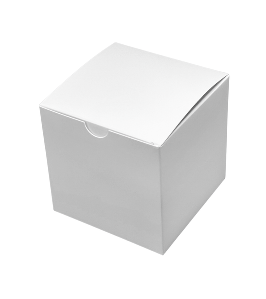 White Tuck Top Gift Box - 4x4x4" / 10 Boxes