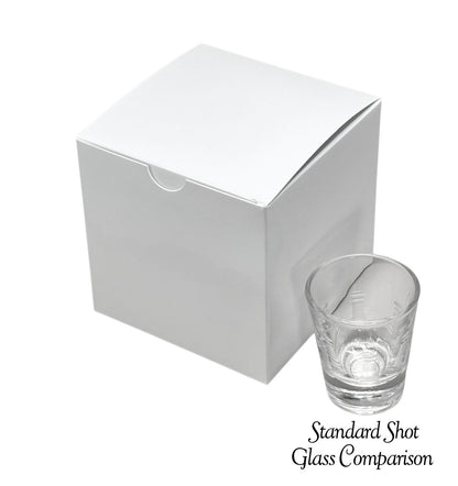 White Tuck Top Gift Box - 4x4x4" / 10 Boxes