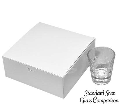 White Tuck Top Gift Box - 5x5x2" / 10 Boxes