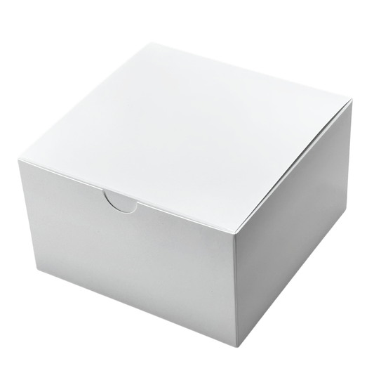 White Tuck Top Gift Box - 5x5x3" / 10 Boxes