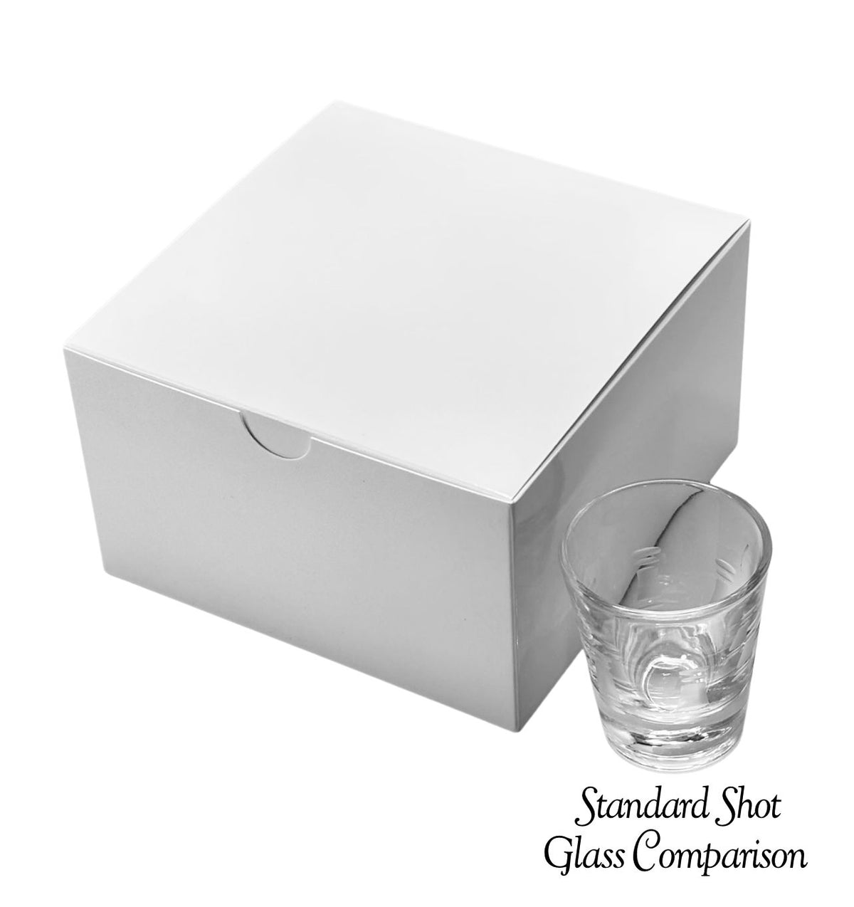 White Tuck Top Gift Box - 5x5x3" / 10 Boxes