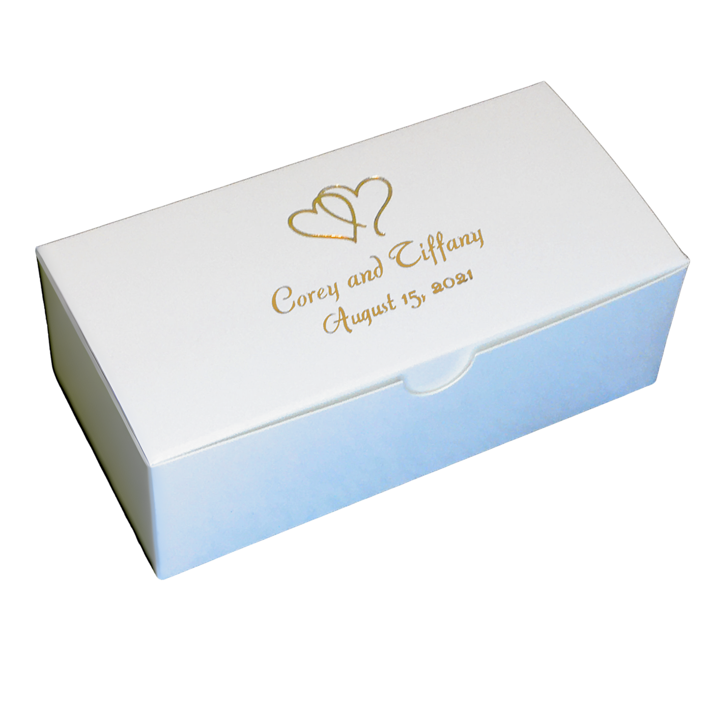 Personalized Favor Box 6 x 3 x 2" / 25 Boxes