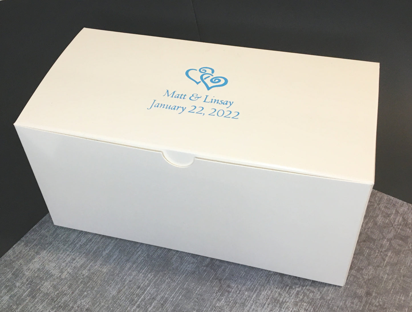 Personalized Favor Box 9 x 4 x 4" / 25 Boxes