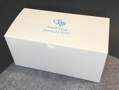 Personalized Favor Box 9 x 4 x 4" / 25 Boxes
