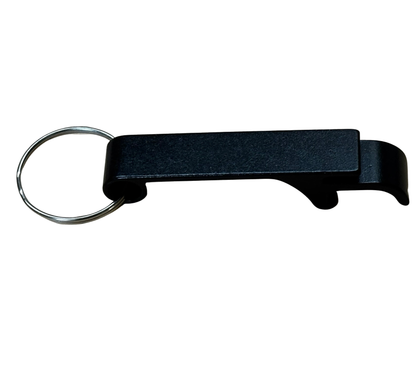 Engraved Alumimum Bottle Opener with Keychain - 10 Pieces