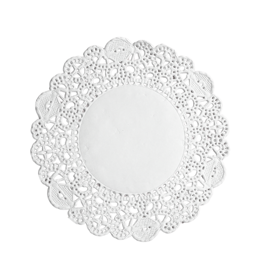 Paper Doilies - White 4" / 25 pcs