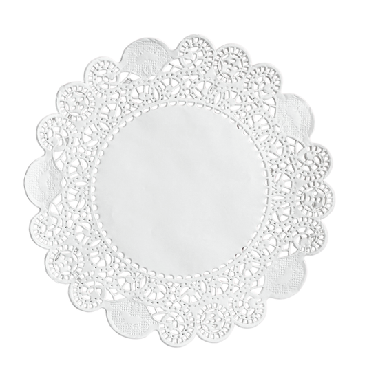 Paper Doilies - White 8" / 25 pcs