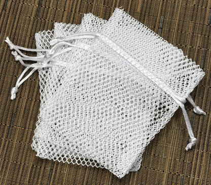 White Net Mesh Bag 4x5" / 10 Bags