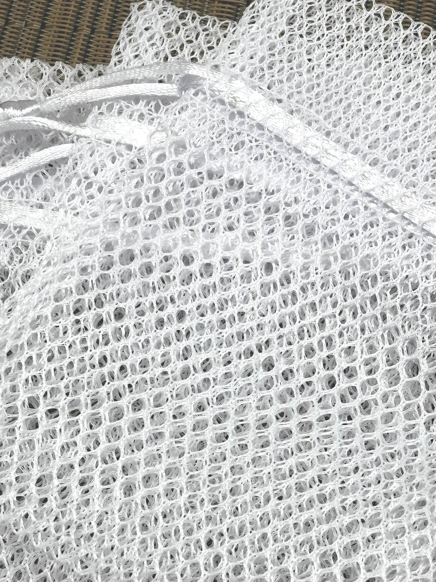White Net Mesh Bag 4x5" / 10 Bags