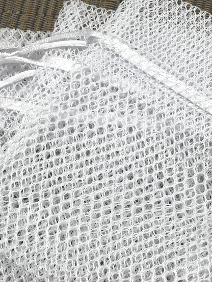 White Net Mesh Bag 4x5" / 10 Bags