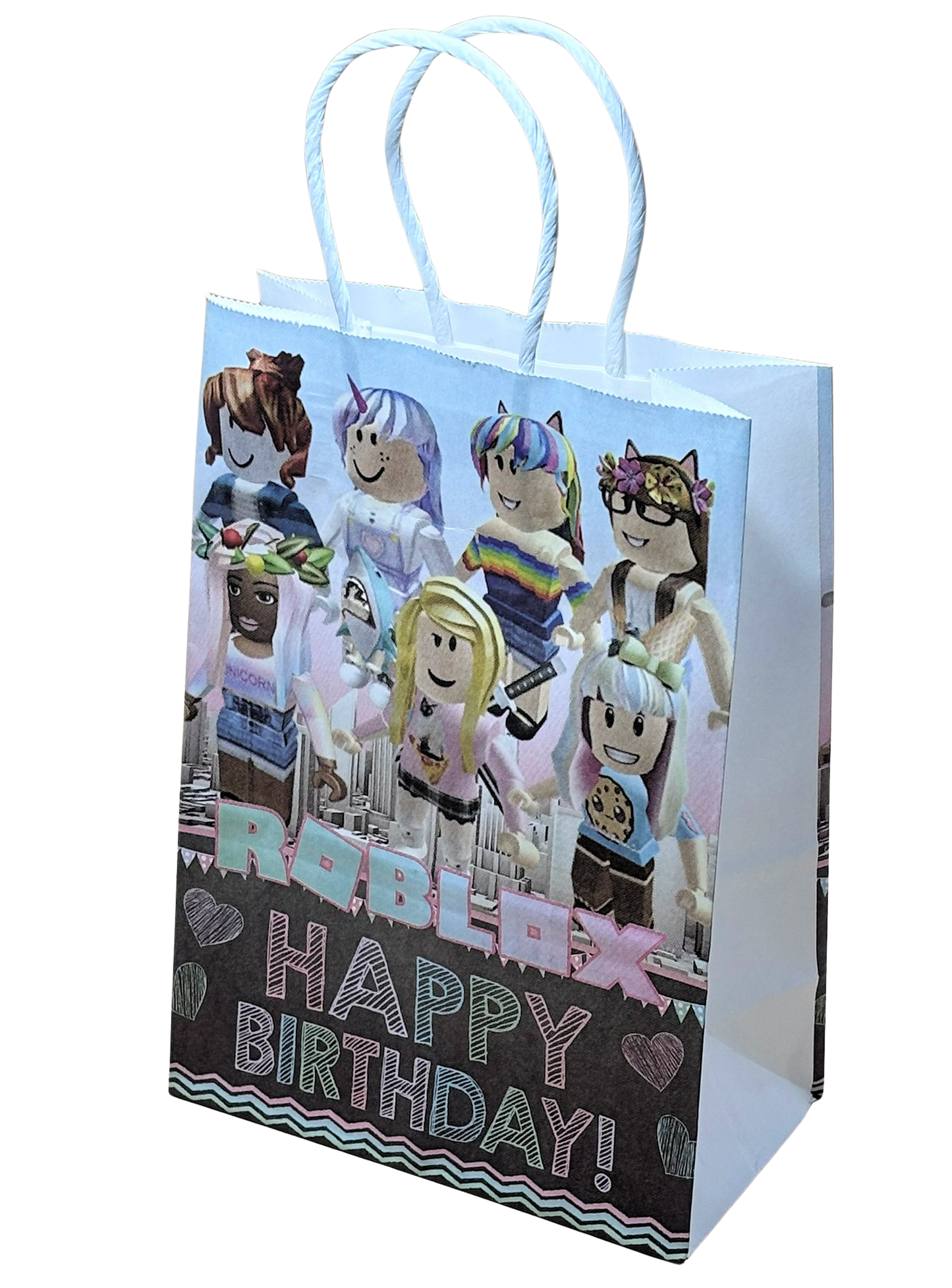 Paper Gift Bag w/Handles - Roblox