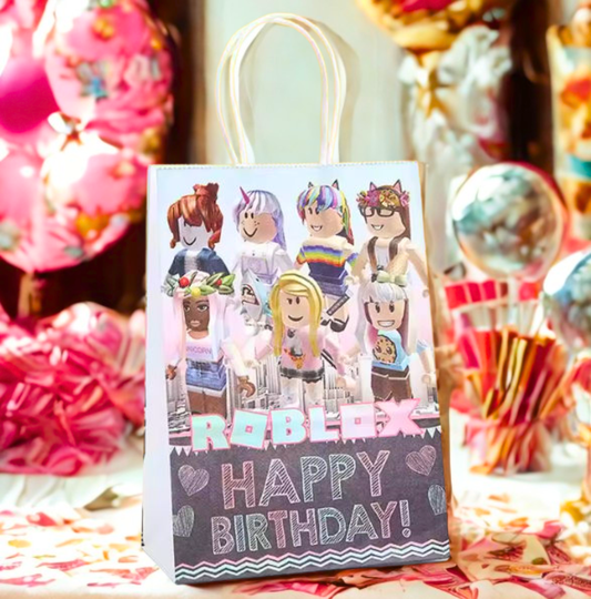 Paper Gift Bag w/Handles - Roblox / 10 bags