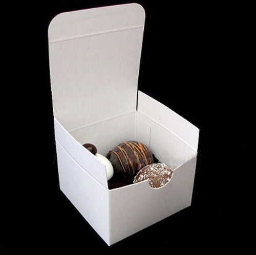 White Tuck Top Gift Box - 3x3x2" / 10 Boxes