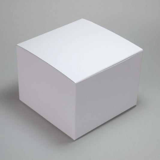 White Tuck Top Gift Box - 4x4x3" / 10 Boxes