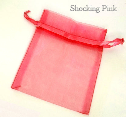 Organza Pouches 4 x 5" / Pack of 12